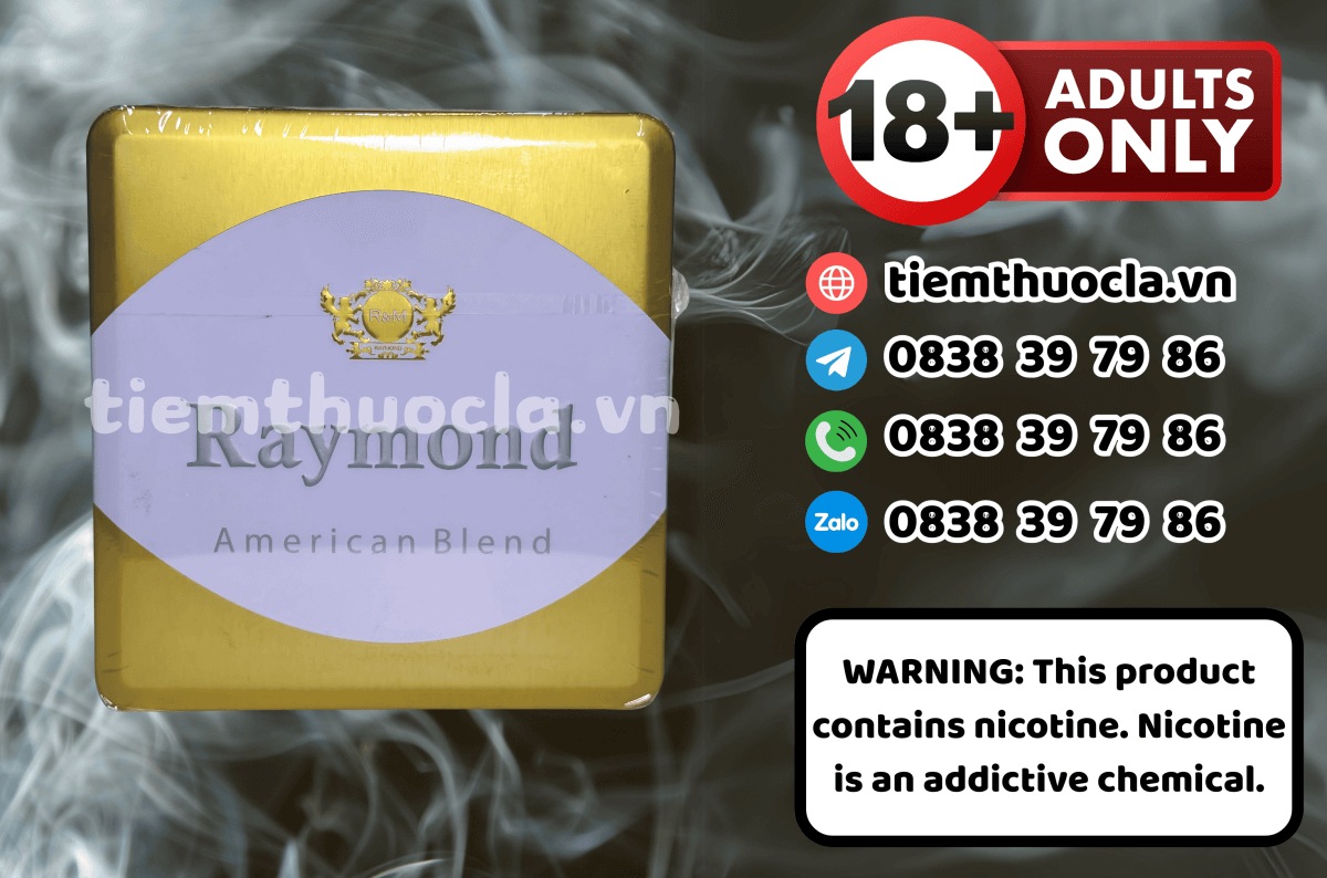 Thuốc lá Ngoại R&M Raymond American Blend Gold