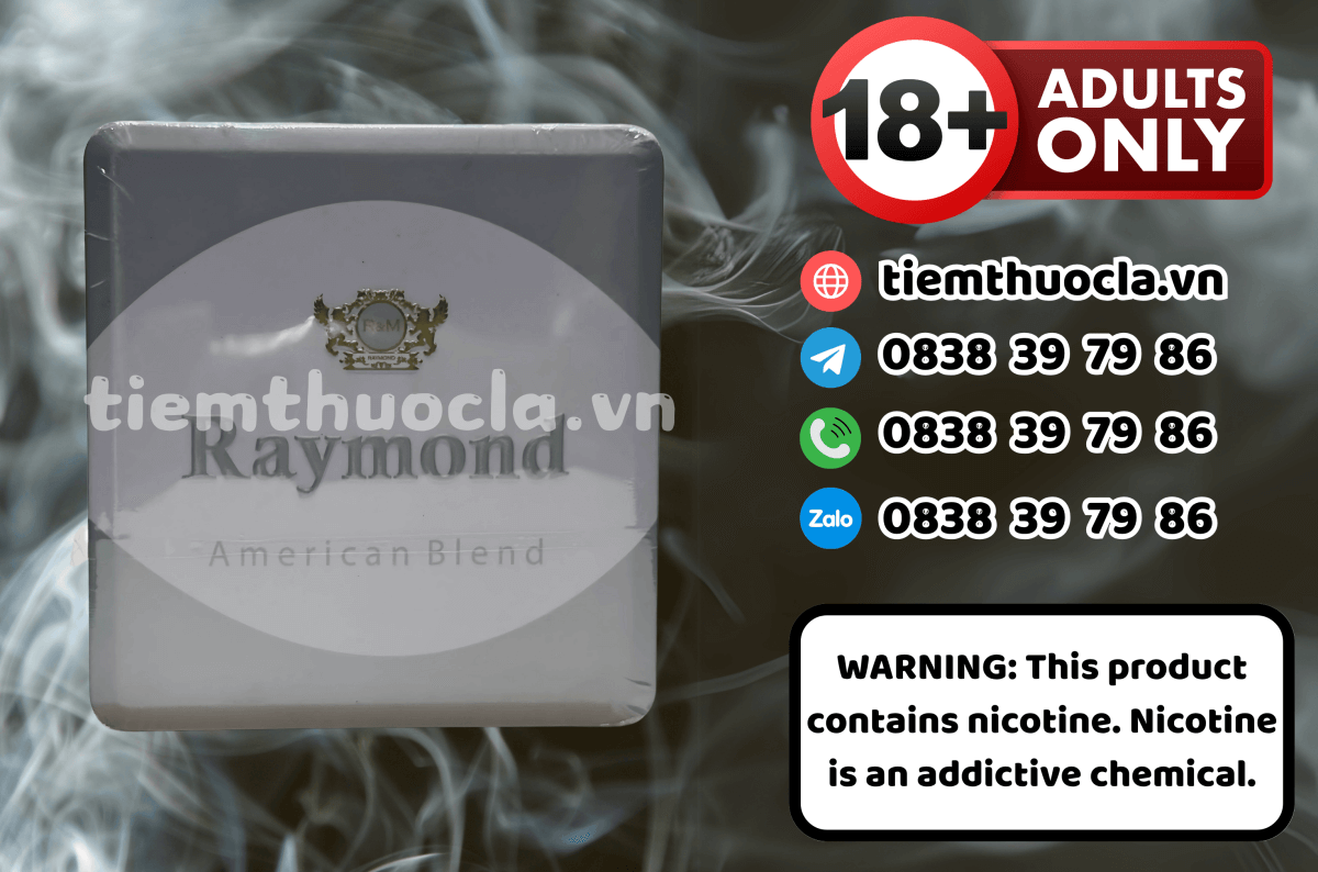 Thuốc lá Ngoại R&M Raymond American Blend Silver