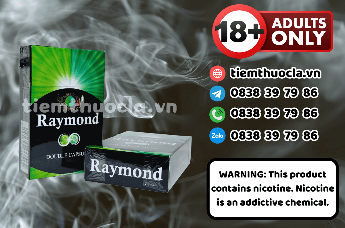 Thuốc lá Ngoại Raymond Double Capsule
