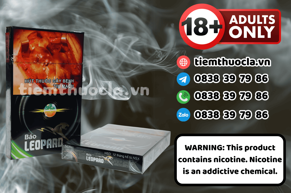 Thuốc lá Báo Leopard - Thuốc lá chính hãng Cần Thơ, mua online giá rẻ tại Tiệm Thuốc Lá