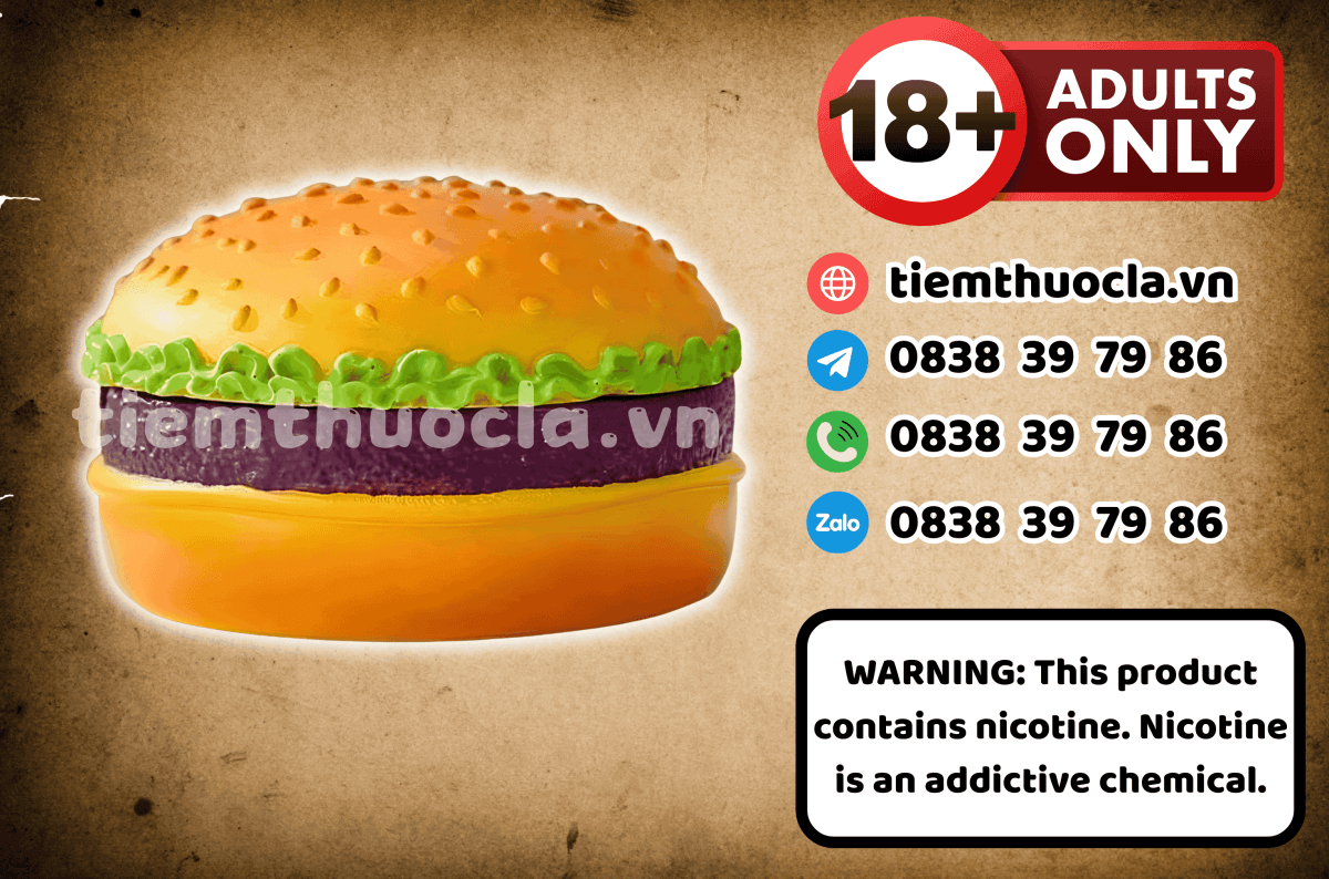 Gạt tàn thuốc hình Hamburger