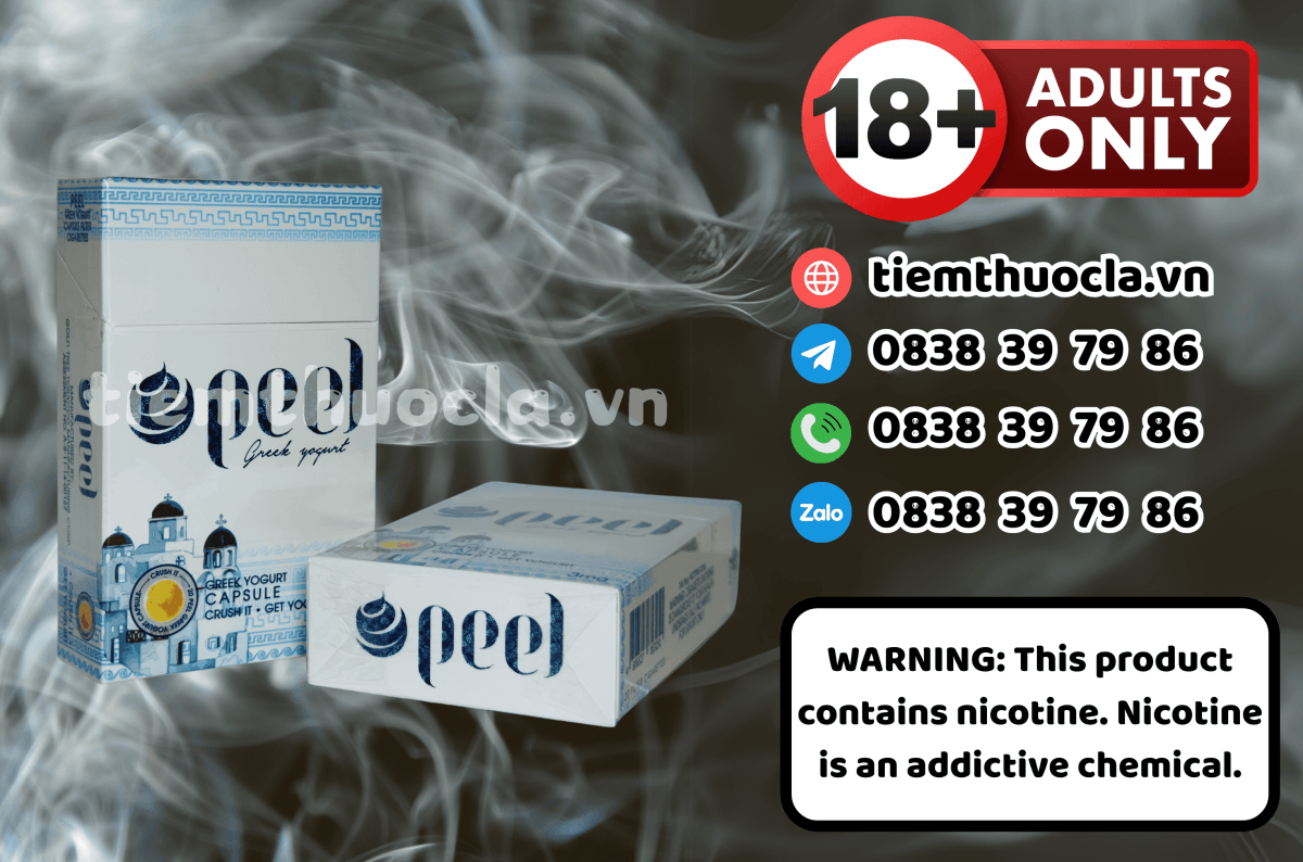 Thuốc lá Ngoại Peel Greek Yogurt - Thuốc lá chính hãng Cần Thơ, mua online giá rẻ tại Tiệm Thuốc Lá
