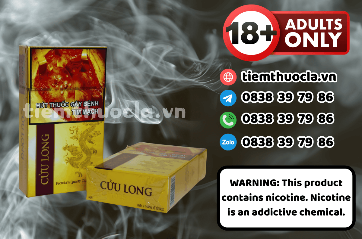 Thuốc lá Cửu Long Demi - Cigarette (Thuốc lá) chính hãng Cần Thơ, mua online giá rẻ tại Tiệm Thuốc Lá - Hình 1