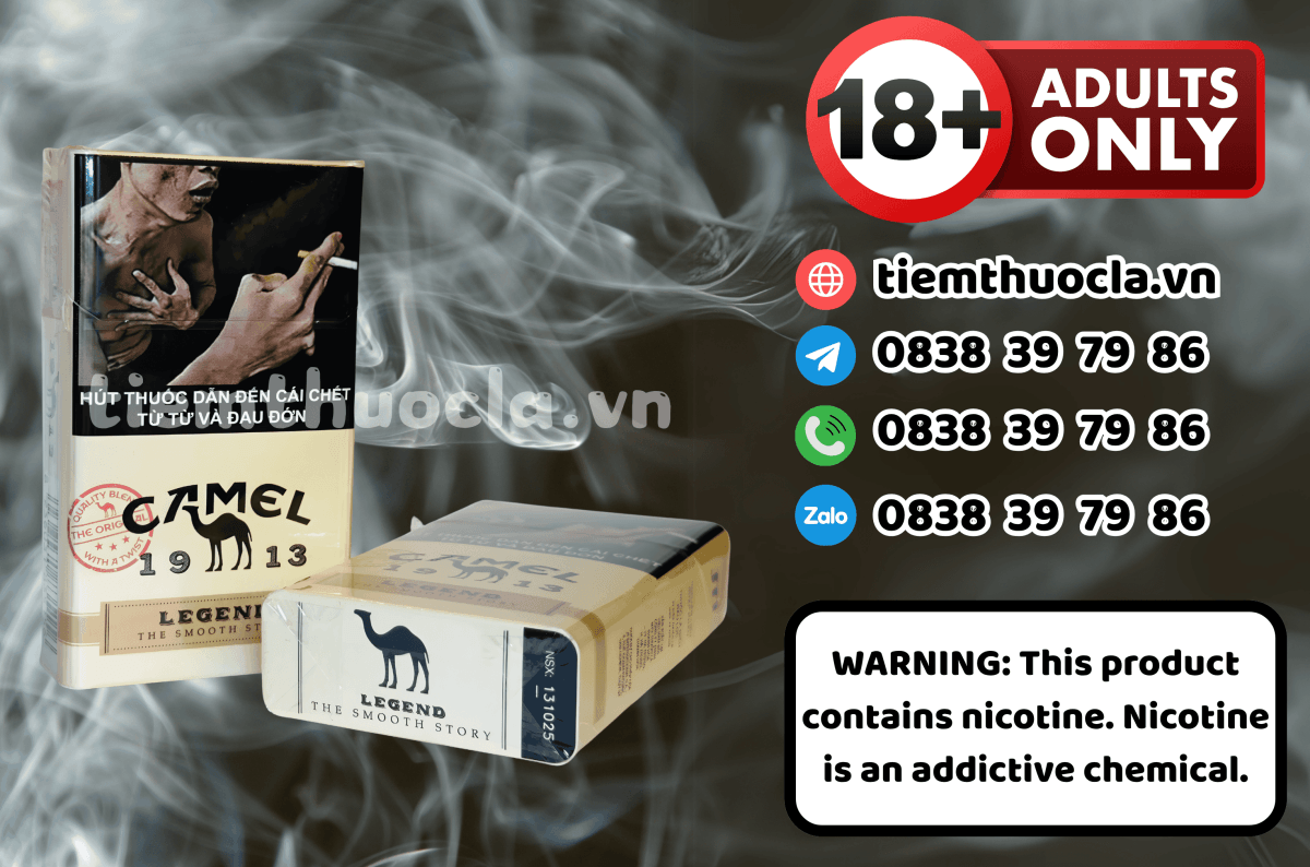 Thuốc lá Camel 1913 Legend The Smooth Story - Cigarette (Thuốc lá) chính hãng Cần Thơ, mua online giá rẻ tại Tiệm Thuốc Lá - Hình 1