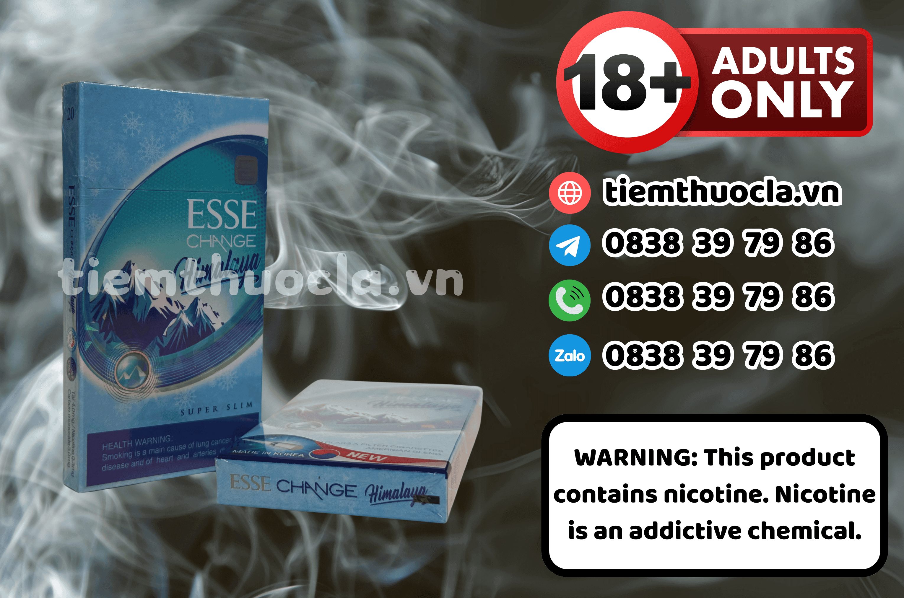 Thuốc lá Ngoại Esse Change Himalaya - Thuốc lá chính hãng Cần Thơ, mua online giá rẻ tại Tiệm Thuốc Lá