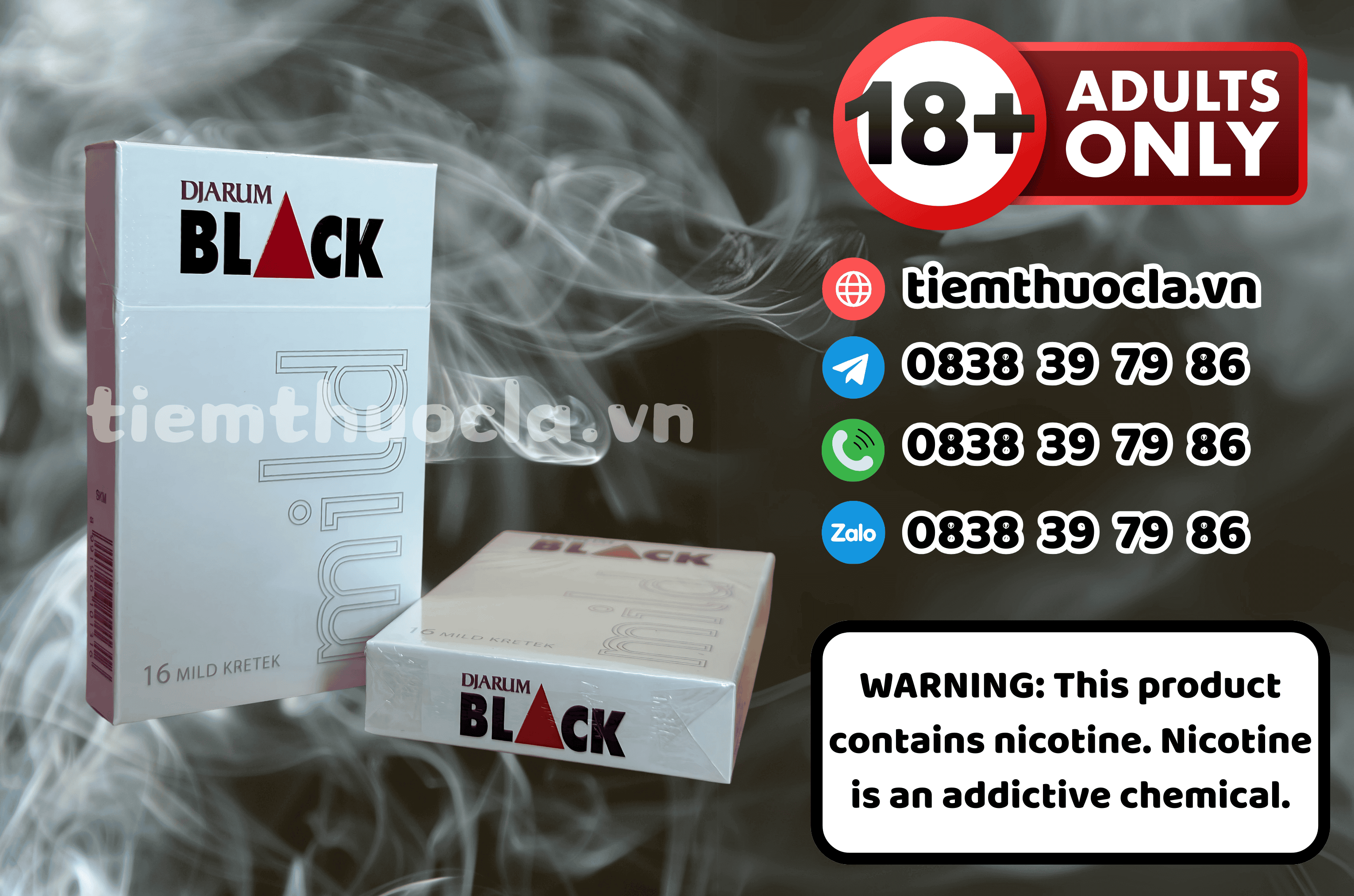 Thuốc lá Ngoại Djarum Black Mild - Thuốc lá chính hãng Cần Thơ, mua online giá rẻ tại Tiệm Thuốc Lá